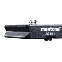 mantona AS-50-1 Schnellwechselplatte Arca-Swiss kompatibel, 50x38 mm Nr. 21461