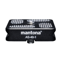 mantona AS-40-1 Schnellwechselplatte Arca-Swiss kompatibel, 40x38 mm Nr. 21460