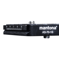 mantona AS-70-1S Schnellwechselplatte Arca-Swiss kompatibel, 70x38 mm Nr. 21463